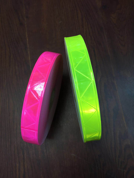 2.5cm*50m Warterproof PVC Reflective Warning Tape Sewing For Safety Clothing