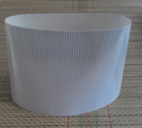 High visibility PVC reflective road cone sleeve
