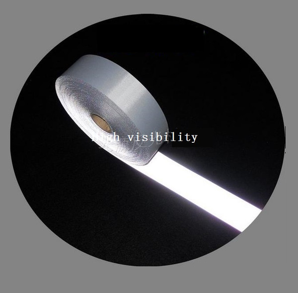 2cm*5m High light reflective transfer film PES heating pastie hot iron on clothing warning safety reflective tape Garment accessories
