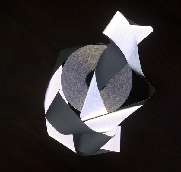 2cm-135cm Normal light TC fabric warning safety reflective tape Garment accessories reflective cloth