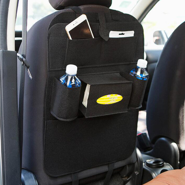 2018 Auto Car Seat Back Multi-Pocket Storage Bag Organizer Holder Accessory Multi-Pocket Travel Hanger Backseat Organizing