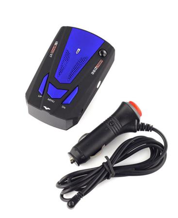 2018 Hot Online / V7 Car Radar Detector 360-degree 16-band Scanning LED Display Auto Detector English/Russian Voice Alarm Warning US
