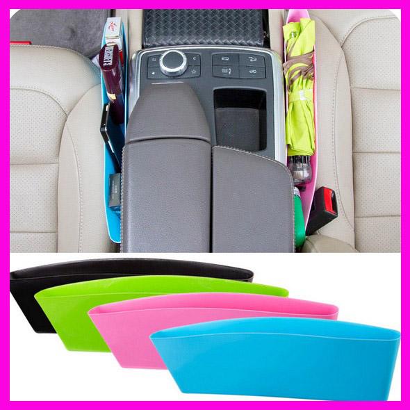 4 colors Car storage Bag Box Seat Pocket Car Seat Catcher Stowing Tidying Pocket Bags Car Storage multifunctional seat gap store content box