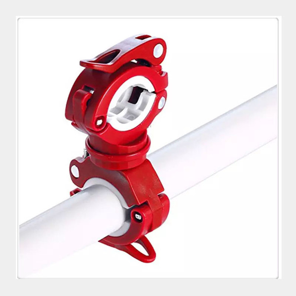 360 degree rotating outdoor bicycle electric torch frame clamp Universal Bicycle Bike LED Flashlight Torch