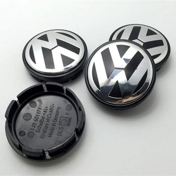 Hot Sale 65mm Car Wheel Cover Badge Wheel Hub VW Center Caps Emblem For VW 2010 TOUARET 200pcs