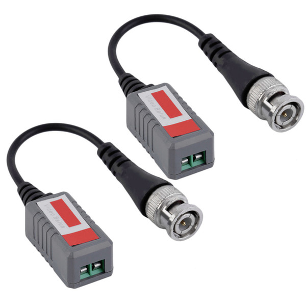 1 Channel Passive Video Transceiver for Balun BNC CCTV Connector CAT5 Cable