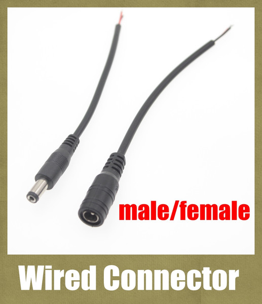 wire connector waterproof cable connector electrical cable connector male female plug pigtail for For CCTV Cameras LED Strip 5050 3528 DT022