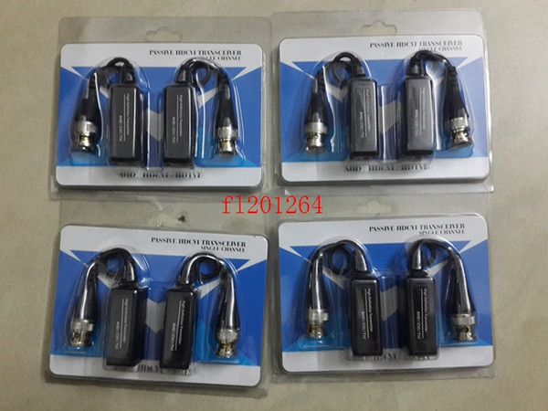 100pcs/lot Free Shipping Camera CCTV BNC Press-Fit Video Balun Transceiver Cable HD CVI/TVI/AHD