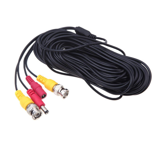 CCTV Camera Accessories Length 20m 65ft New BNC Video Power Siamese Cable for Surveillance DVR Kit S257