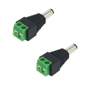 2.1 x 5.5mm DC Power Plug CCTV Camera Connector male jack UTP Power Plug Adapter Cable DC/AC 2