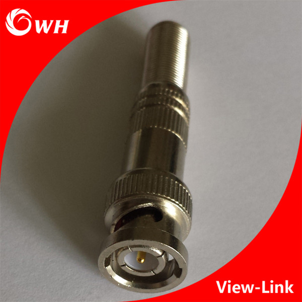 BNC Connector with Screw free Welding without Welding also can Welding for RJ59 Cable 75-3/75-4/75-5 Video Cable Adapter For CCTV Camera