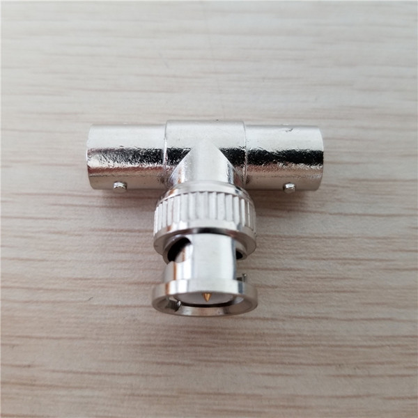 5pcs/lot---BNC 1 Male to 2 Female 1 In 2 Out Splitter Q9 Connector Adapter Converter for CCTV Camera