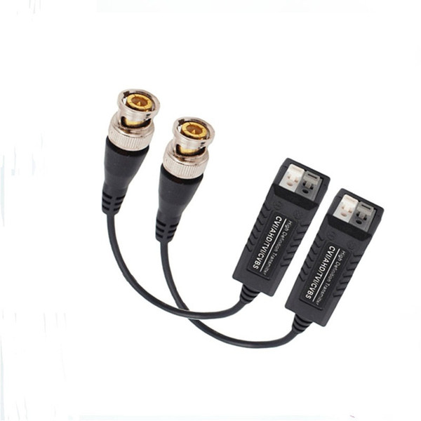 Passive CVI/AHD Video Balun 600m Video Transceiver Twisted Pair Transmitter CCTV UTP Balun with BNC Male CAT5