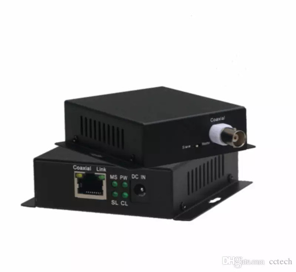 IP-Coax Transmitter 10/100M rj45 Port IP Extender CCTV HD IP Video Extender Ethernet over Coax Extender EOC