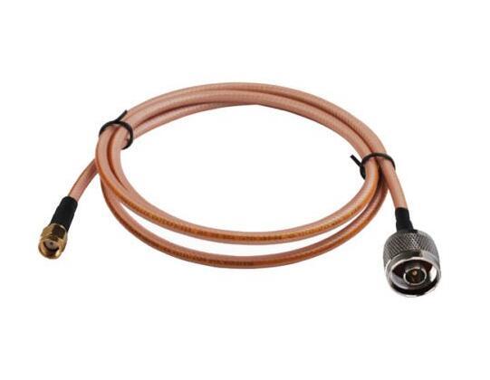 RF coaxial coax cable assembly RP-SMA male to N male 100cm