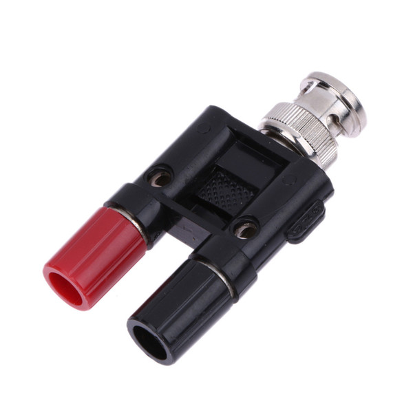 BNC Male to Dual Binding Posts Banana Connector Plug Test Adapter High Quality