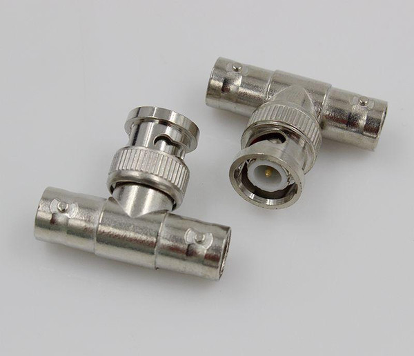 BNC adapter BNC CCTV RG59 Coaxial T Connector 1 Male to 2 female bnc coax Coupler Adapter