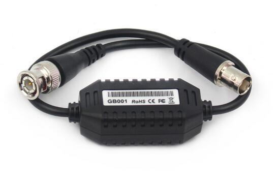 Ground Loop Isolator Video Balun Coaxial BNC Male to Female CCTV Anti-jam