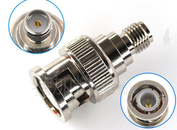 10pcs/lot SMA to BNC adapter SMA female to BNC male straight connector adapter free shipping