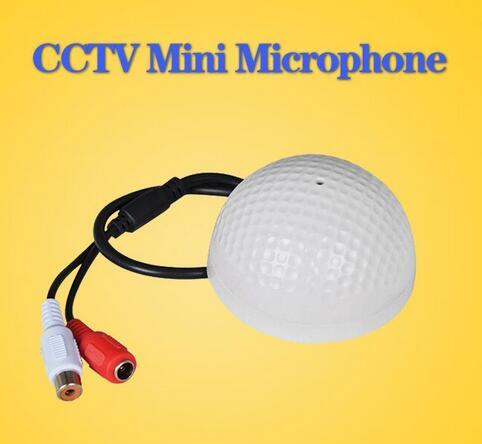 LLLOFAM CCTV Microphone Wide Range Audio MIC Mini Microphone voice sound pick up device for CCTV Security camera DVR