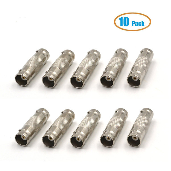 10pack BNC Female Jack to BNC Female Coupler Adapters connector