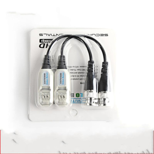 BNC Connector High Definition BNC To UTP Video Balun HD Transceivers Adapter Transmitter Support 720P/1080P,AHD/CVI/TVI Camera Waterproof