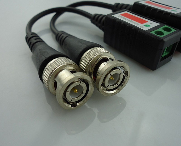 new arrival 20piece 3000FT Distance UTP Video Balun Twisted CCTV Balun Passive Transceivers BNC Cable Cat5 CCTV Adapter