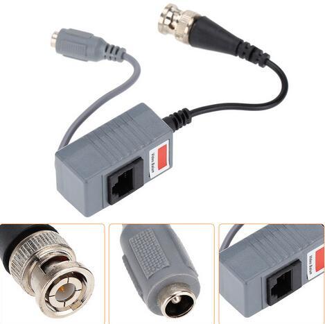 New Arrival CCTV Camera Accessories Audio Video Balun Transceiver BNC UTP RJ45 Video Balun with Audio and Power over CAT5/5E/6 Cable