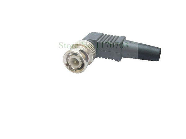 20 pcs for CCTV Camera Solderless RF Coax BNC Male Angle Plug Connector