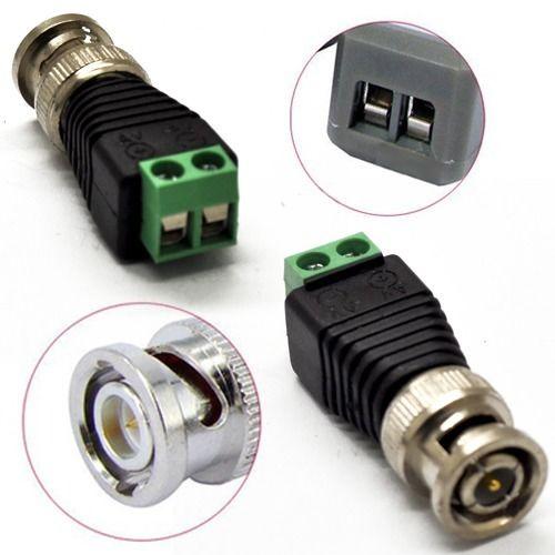 CAT5 To Coax Coaxial Camera CCTV BNC TV Video Balun Cable Connector Adapter for CCTV / LED LED UTP Balun Connectors bnc 2.1mm X 5.5mm