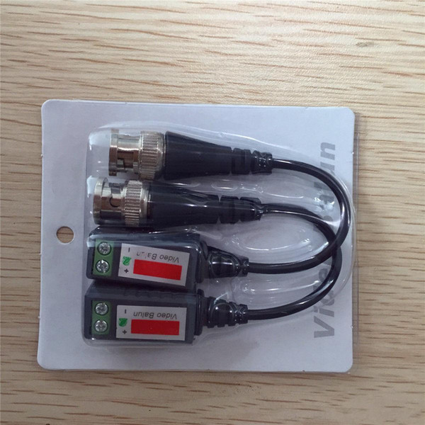 Video balun Transceiver Cable Camera CCTV BNC CAT5 Video Balun Transceiver Cable with packing FOR Camera CCTV