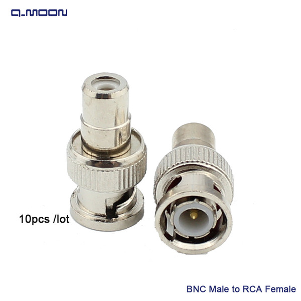 free shipping high quality BNC Male to RCA Female Adapter Coupler Coax Cable Connector for CCTV Camera