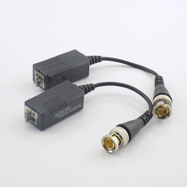 UTP Video Balun Twisted CCTV Balun Passive Transceivers for HD CVI/TVI/AHD Camera Male BNC to UTP CCTV Accessories