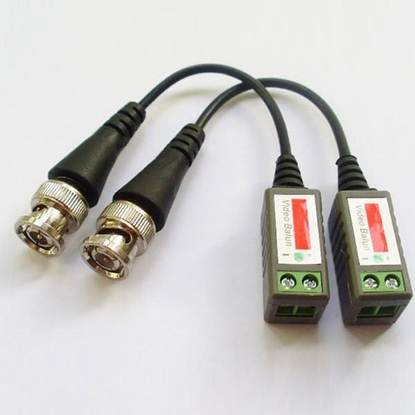 BNC CAT5 Video Balun Transceiver Cable for Camera CCTV Passive twisted pair transmission surveillance camera equp Transceivers 600 pieces up