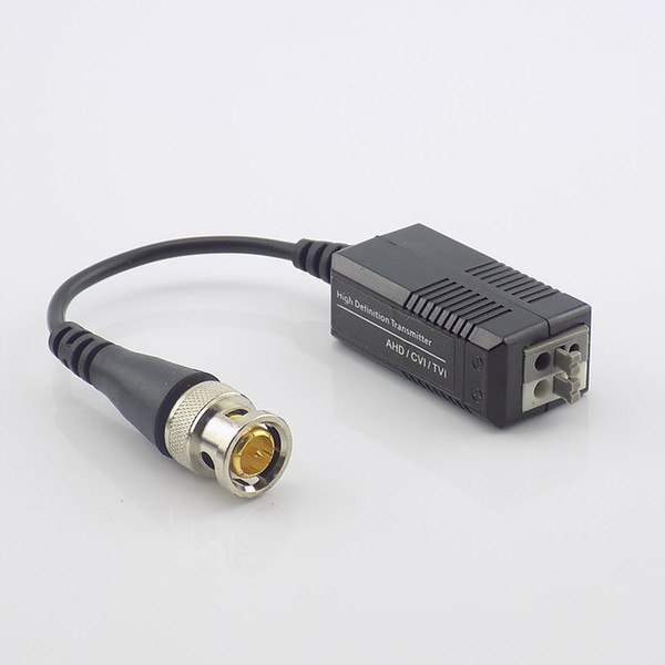 hot sale UTP Video Balun Twisted CCTV Balun Passive Transceivers for HD CVI/TVI/AHD Camera Male BNC to UTP CCTV Accessories