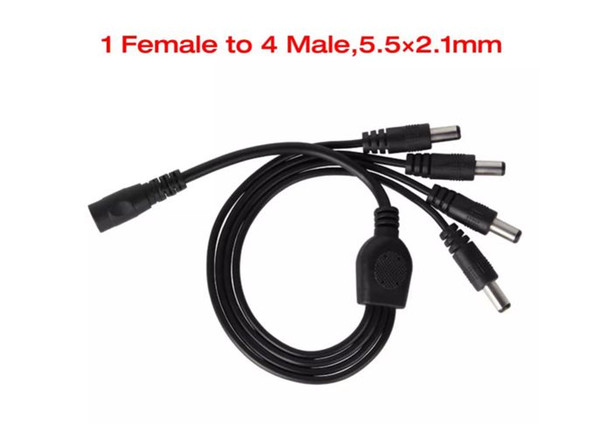 CCTV Camera adapter DC Power Jack 1 DC Female To 2/3/4/5/8 Male plug Splitter Adapter Connector Cable For CCTV Camera LED Strip