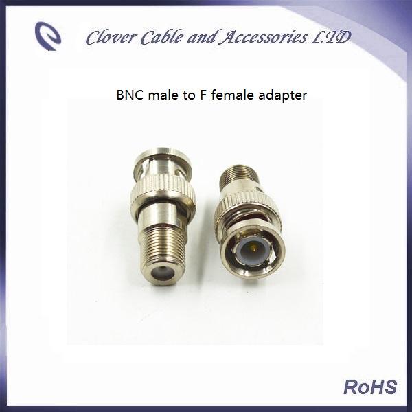 Hot Sale and Good Quality 10PCS/Lot BNC male to F female CATV Connector BNC adapter