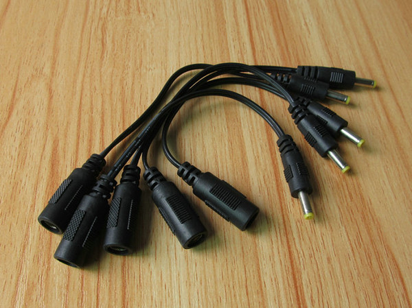 20 pcs / Article Straight DC 5.5*2.1mm Female to 4.0x1.7mm Male Power supply Plug Extension Cable Adapter cord Connector line 12cm