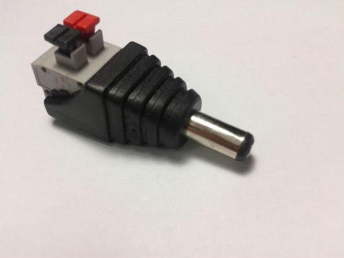 8pcs 5.5mmx2.1mm DC Power Plug Male Terminal Block Adapter