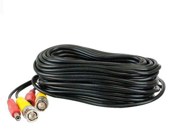 Pre-made All-in-One BNC Video and Power Cable Wire Cord with Connector for CCTV Security Camera 200Ft