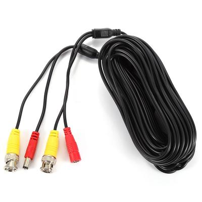 COTIER BCD20 20M CCTV BNC + DC Plug Video Power Cable for Wire Camera and DVR Surveillance System Accessories