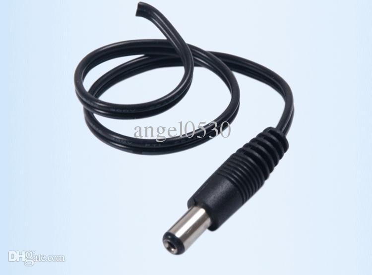 100PCS DC power connector cable 12V monitor connector CCTV Security Camera Power Pigtail Male Cable The diameter of 3.5