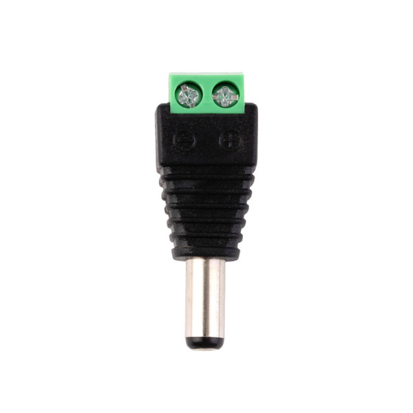 5pcs DC12V Plug Adapter Connector Male For 5050 3528 LED Strip Light Power Supply new arrival