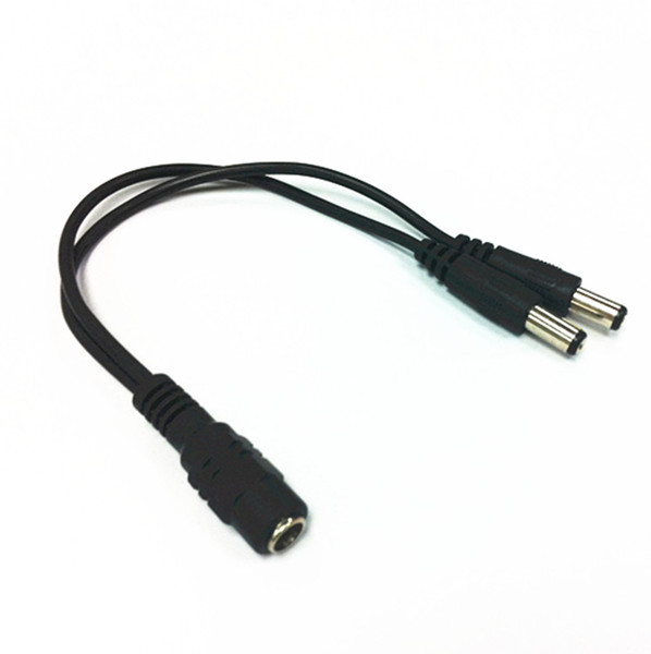 10pcs/lot 5.5*2.1mm DC Cable Female to Male Y Splitter Power Cable Cord for CCTV Camera Security