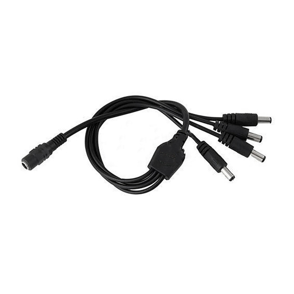 1 Female to 4 Male DC Power Splitter Cable for CCTV Security Camera YKS