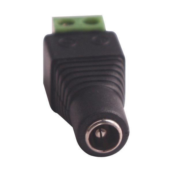 Female CCTV UTP Power Plug jack Adapter Cable DC/AC 2, Camera Video Balun Connector