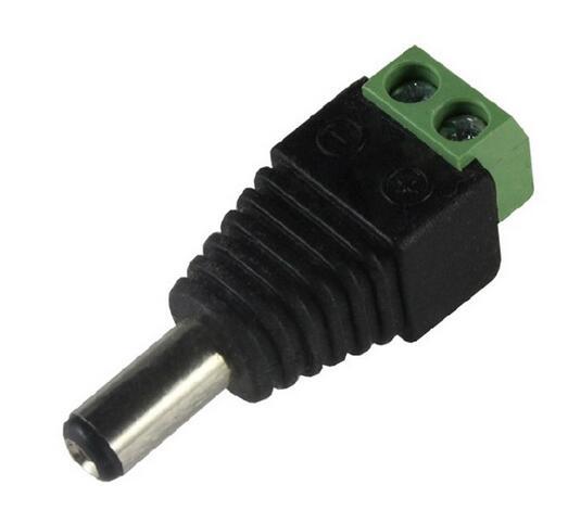 CCTV Cameras 2.1mm Male DC Power Plug Adapter DC Power Male Plug Jack Adapter Connector for CCTV