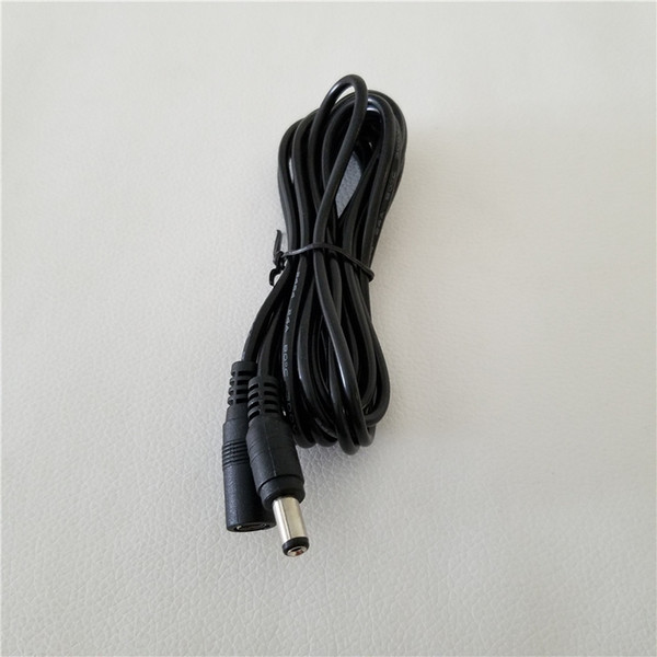 10pcs/lot 3M/9.8ft 12V 5.5mm x 2.1mm DC Male to Female Power Supply Cable EXTENSION CORD Pure Copper Wire Core For CCTV Camera