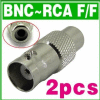 BNC-RCA BNC Female Jack to RCA Female Jack Adapter security accessories