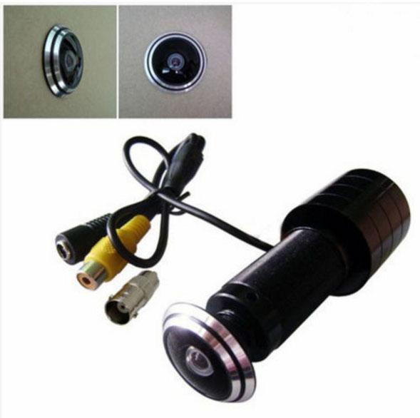 170 Wide Angle CCD Wired Mini Door Eye Hole Video HD 1000TVL Camera Color CCTV Cam